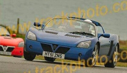 On track at Anglesey in the VX220
